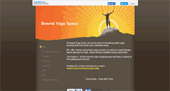 Desktop Screenshot of bowralyogaspace.com